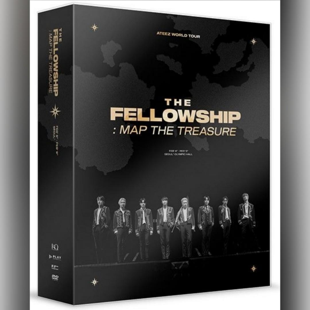 Ateez World Tour The Fellowship Map The Treasure Seoul Dvd K Wave On Carousell