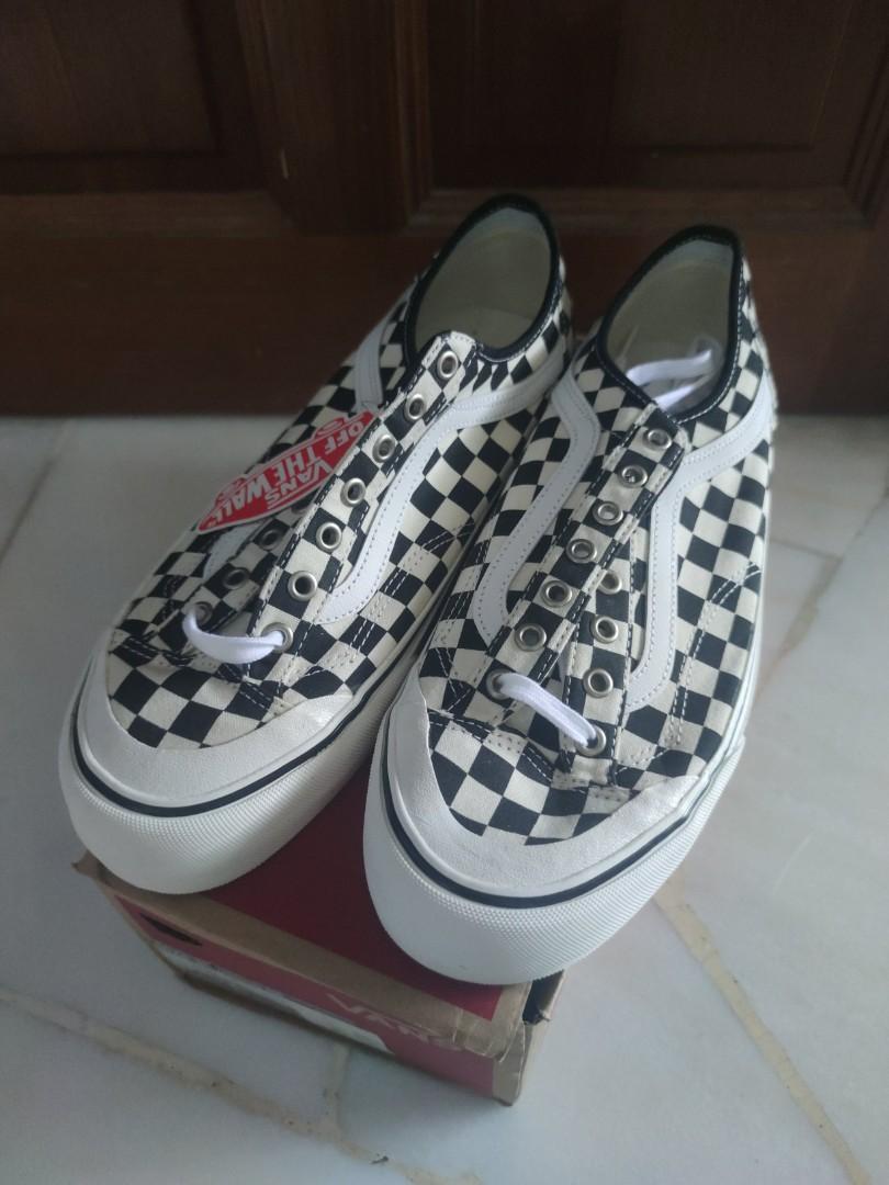 Authentic Checkeres Vans Style 36 Decon SF Men s Fashion Footwear Dress Shoes on Carousell