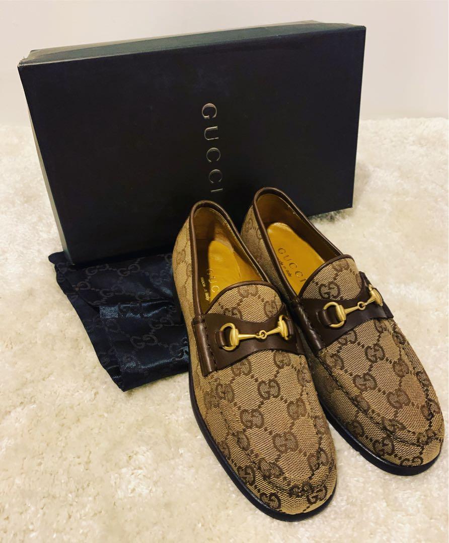 gucci loafers women brown