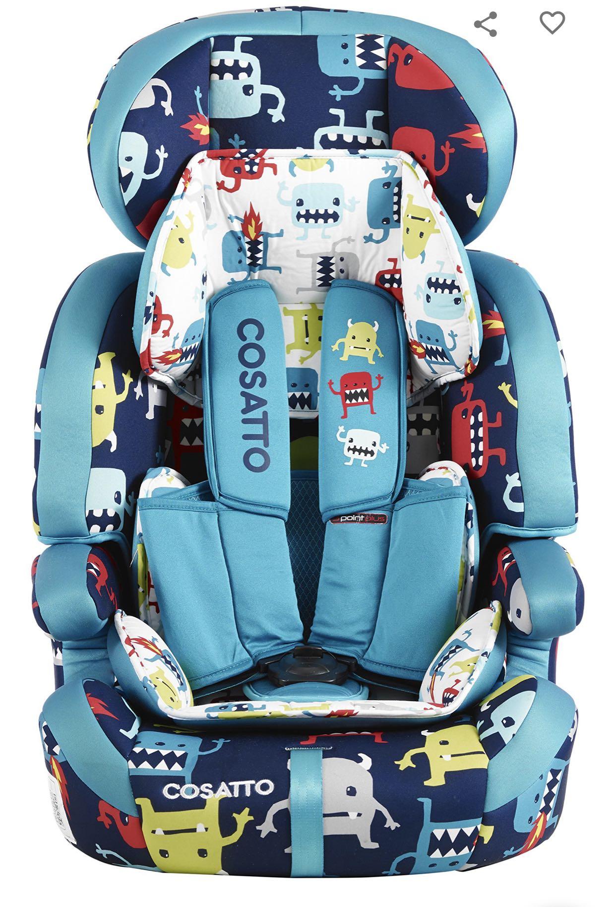 Cosatto car seat top monster