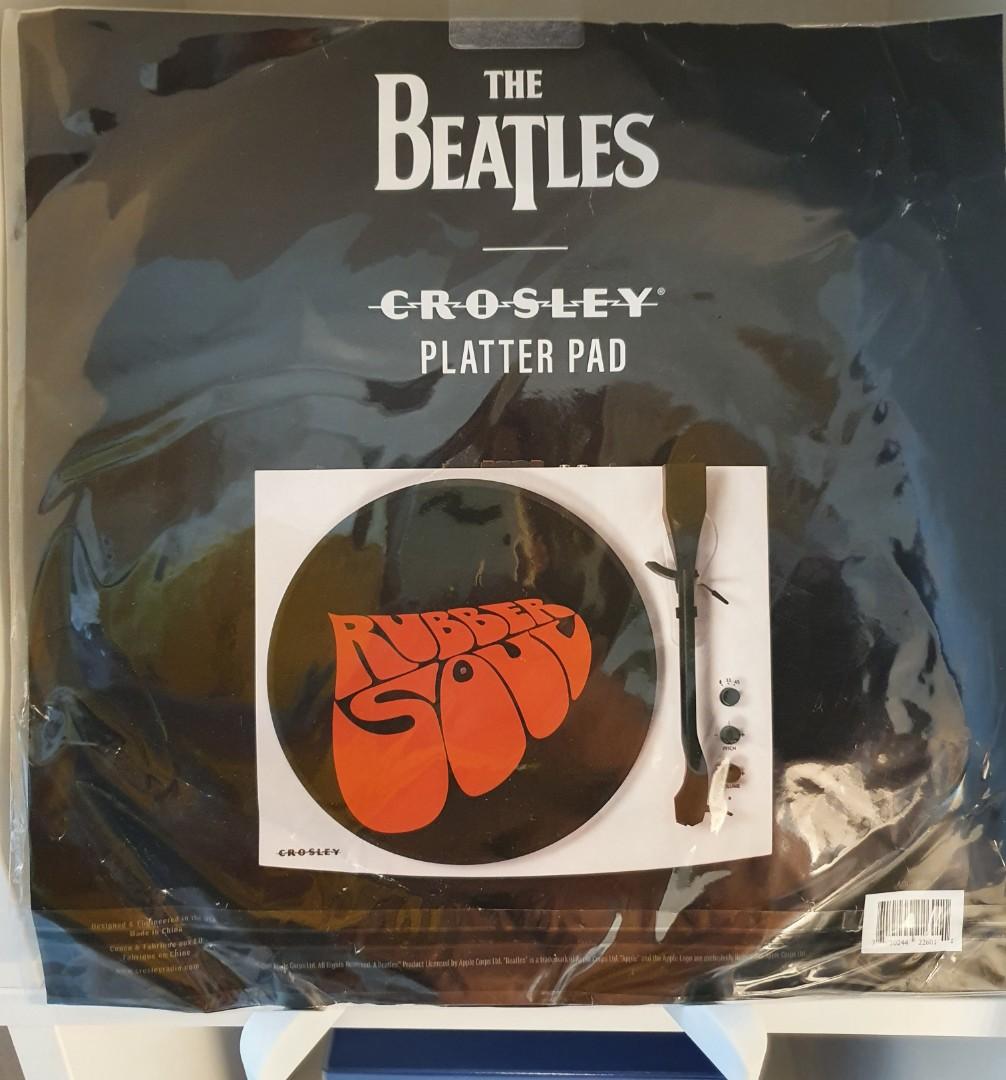 BEATLES PLATTER SLIPMAT BY CROSLEY. Very nice for your turntables. New