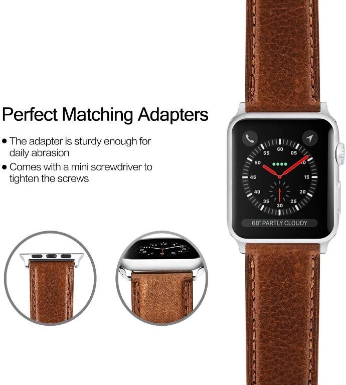 Benuo Watch Strap for Apple Watch Series 4 44mm 24mm Premium