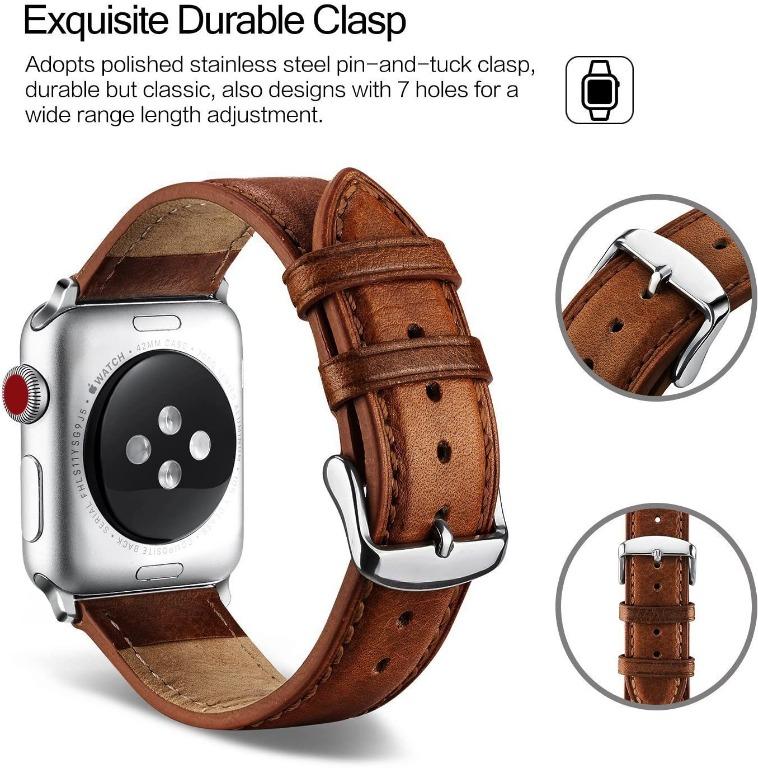Benuo Watch Strap for Apple Watch Series 4 44mm 24mm Premium