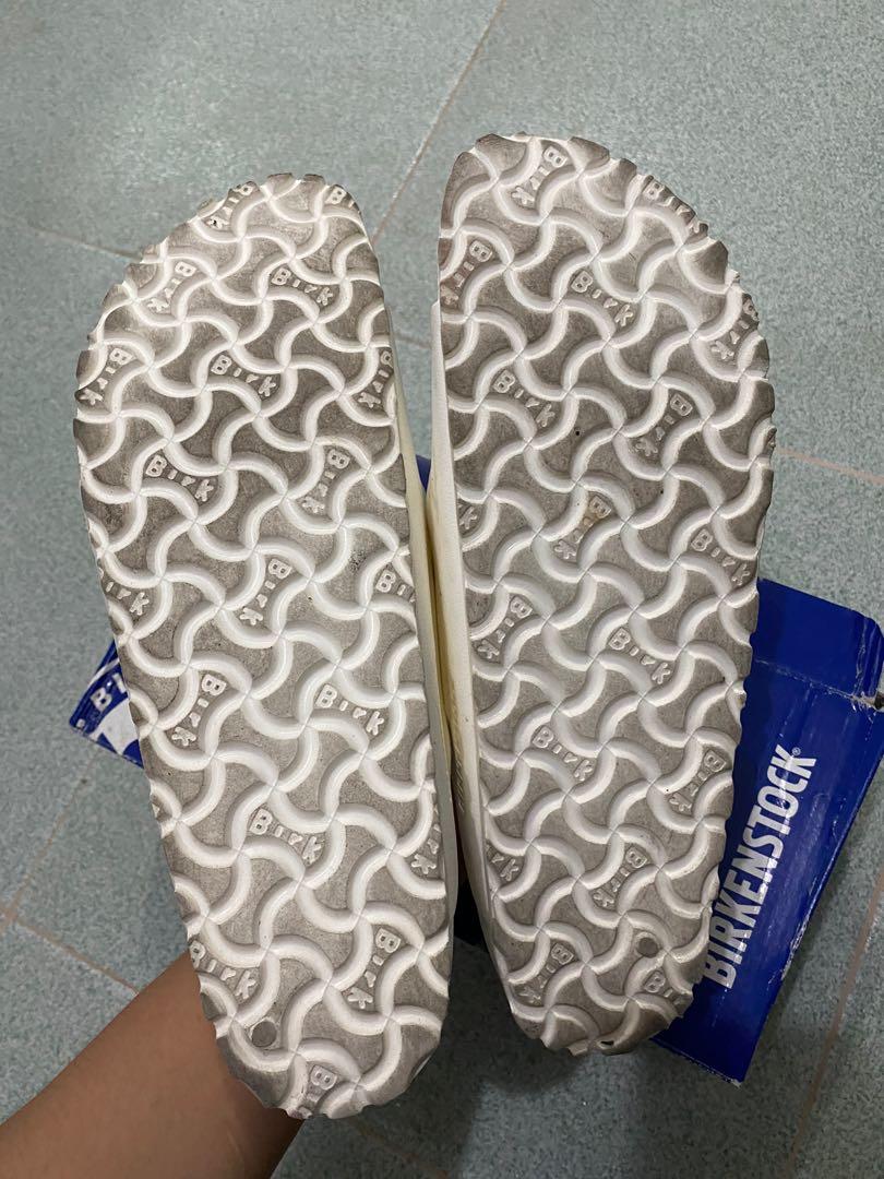 Birkenstock Arizona Eva white, Women's Fashion, Footwear, Slippers and ...