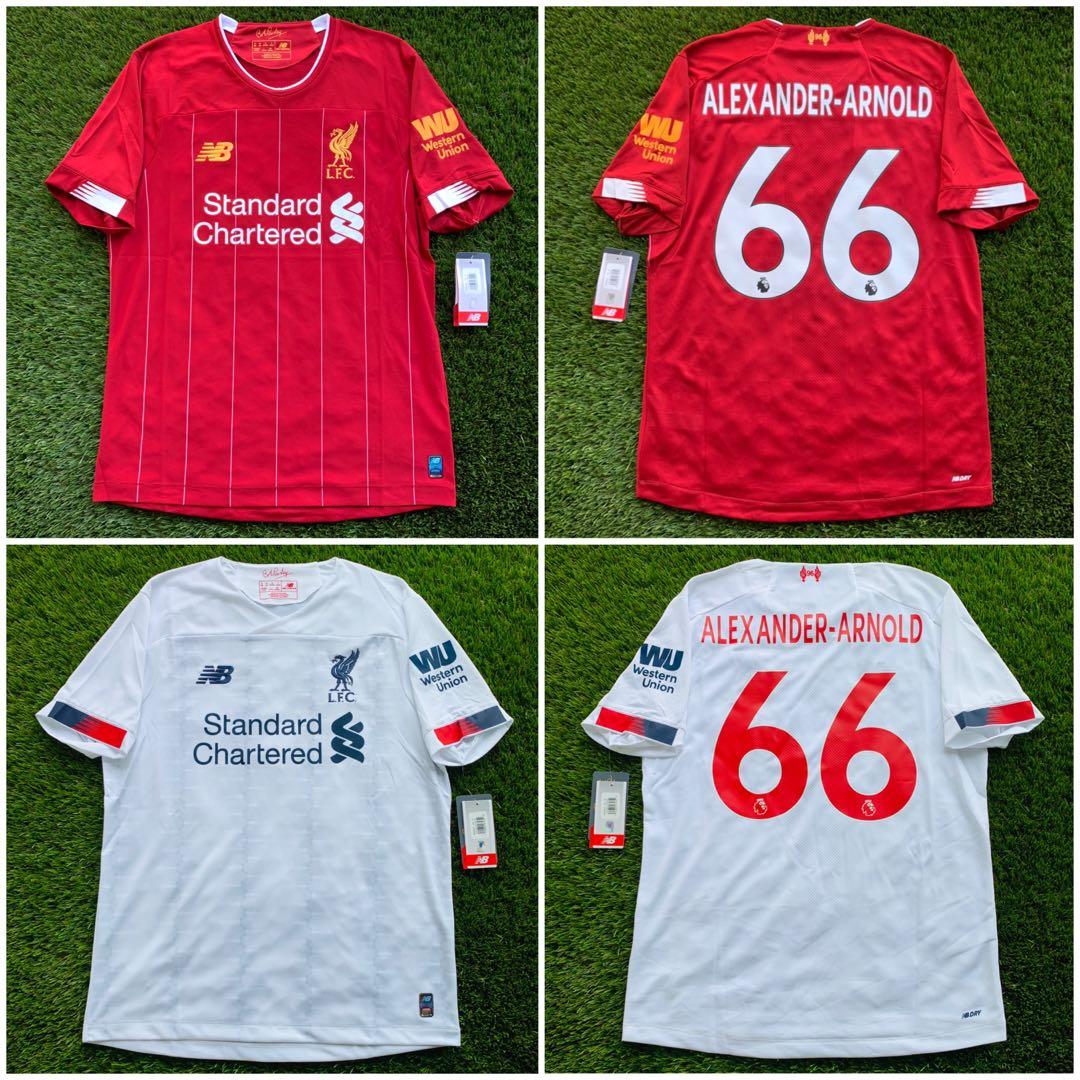 liverpool home and away jersey