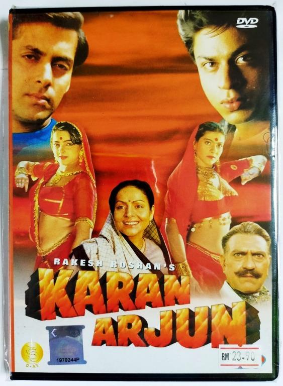 Bollywood Hindi Movie Karan Arjun DVD Salman Khan Shah Rukh Khan