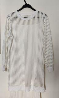 Brand New 2pcs White dress