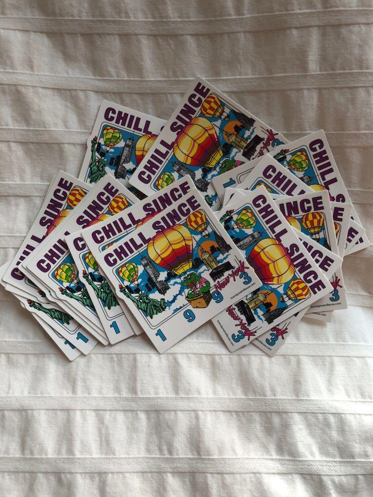 Brandy Melville Chill Since 1993 Ny Stickers Design Craft Others On Carousell See more ideas about brandy melville stickers, stickers, brandy. carousell