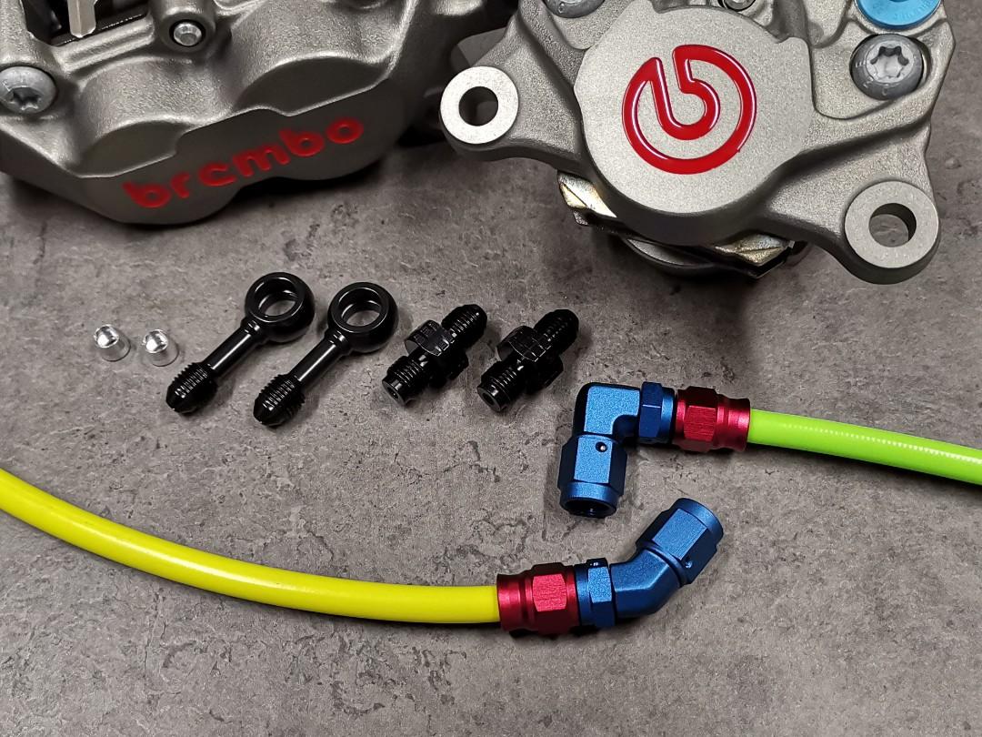 Brembo caliper hose brake lines fitting Yamaha Aerox Sniper