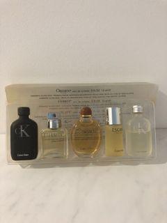 Calvin Klein miniature perfume set