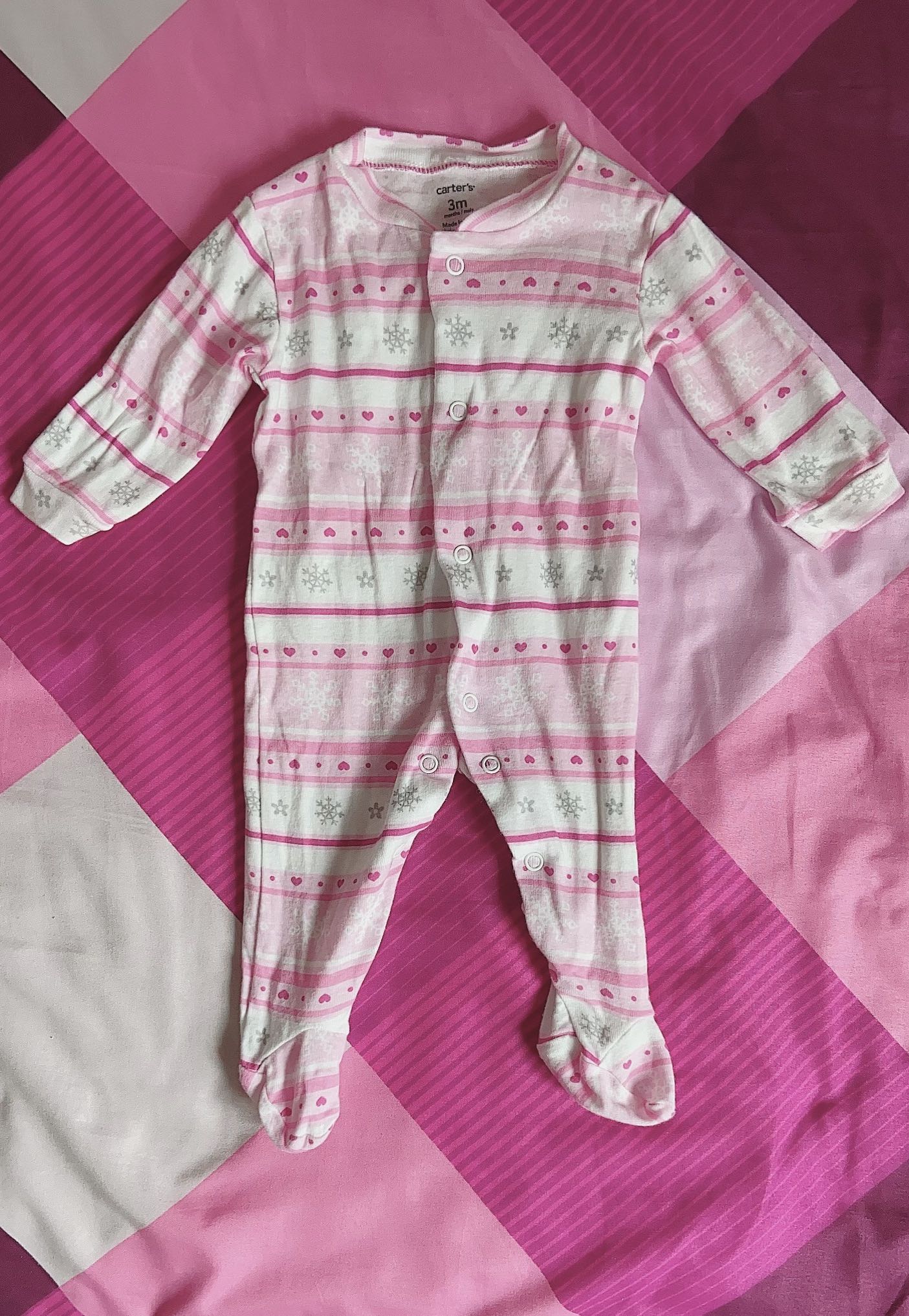 tartan sleepsuit