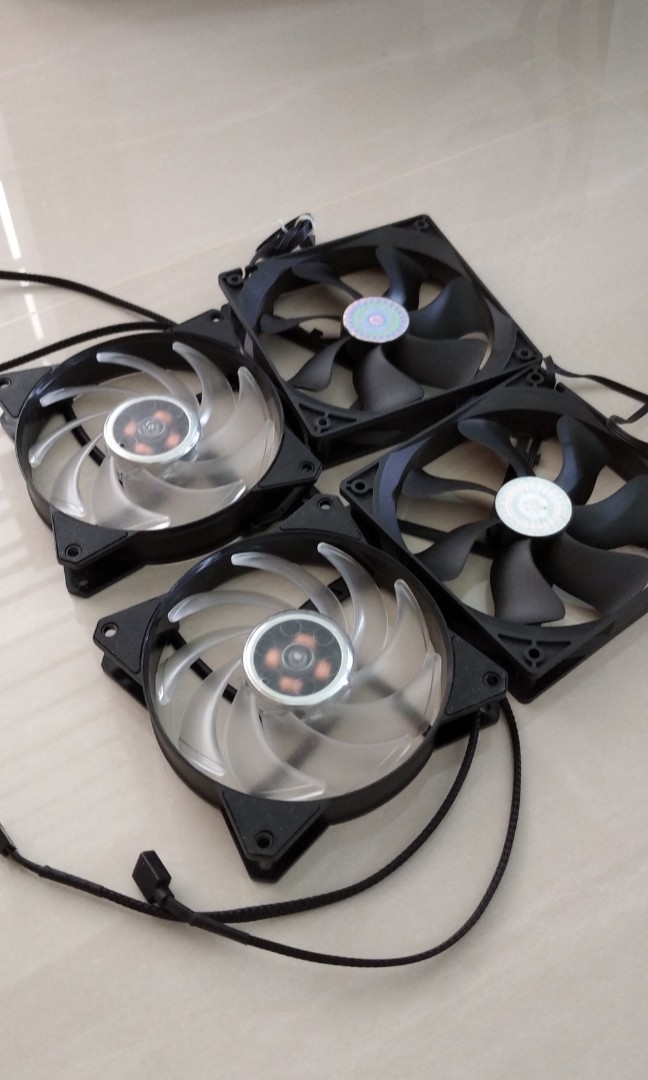 Case Fans + Radiator Fans /CoolerMaster, Computers & Tech, Parts