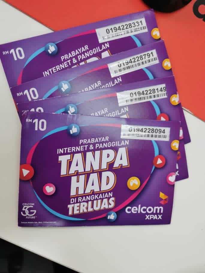 Celcom Xpax Prepaid Mobile Phones Tablets Others On Carousell