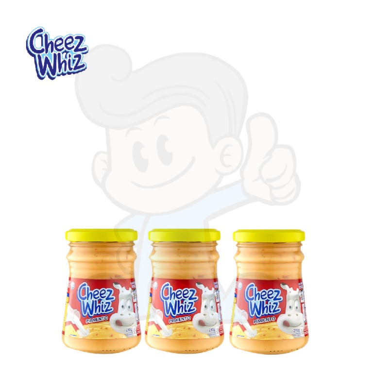 Cheez Whiz Pimiento (3 x 210 g), Food & Drinks, Local Eats on ...