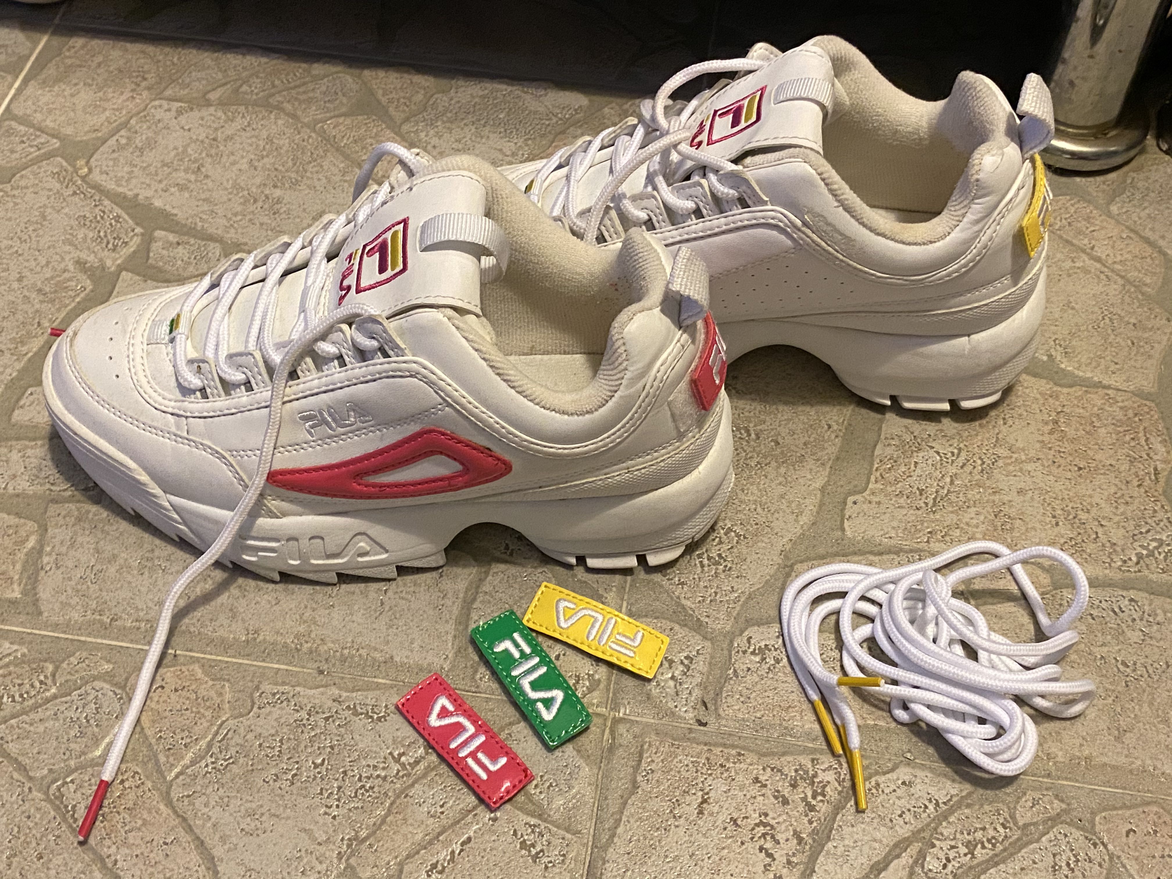 Original fila disruptor top shoes vs fake