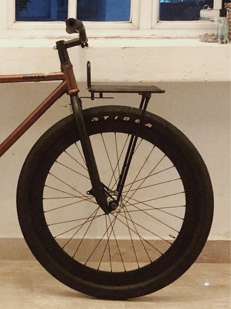 front fork bike rack