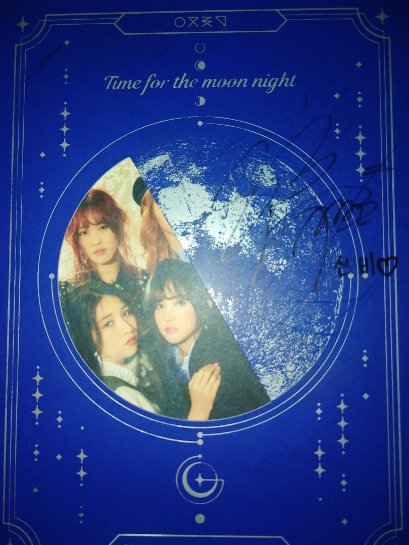 Gfriend 6th Mini Unsealed Album Time For The Moon Night Moon Version With Authentic Sinb Signature Hobbies Toys Memorabilia Collectibles K Wave On Carousell