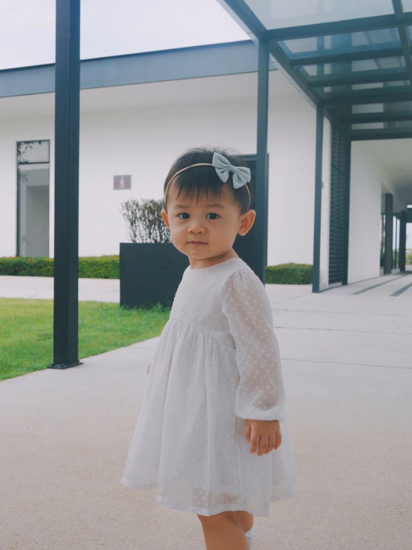 H&m baby shop girl white dress