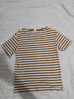 H&M Mustard Stripe Tee