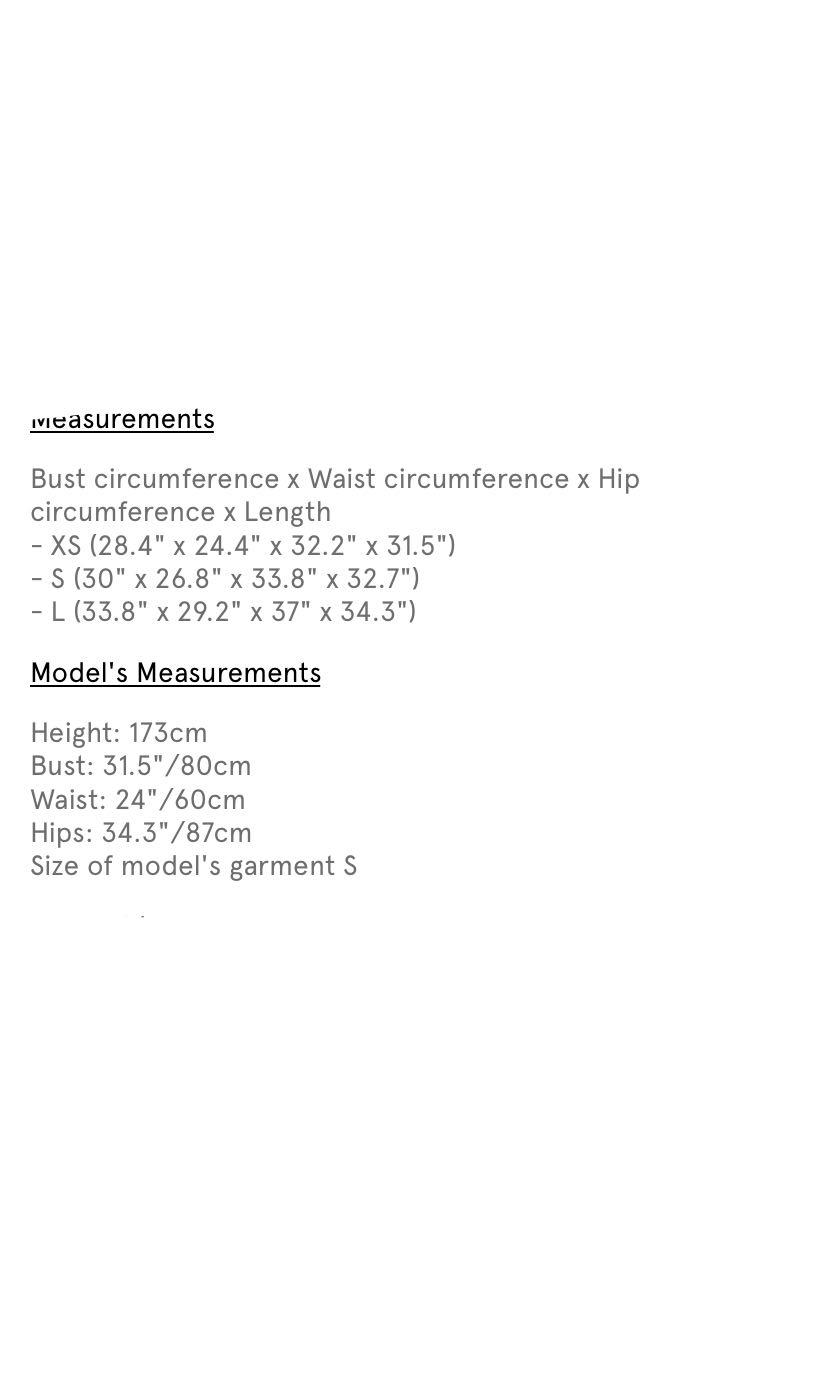 hollister measurements