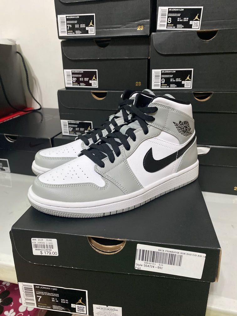 jordan 1 mid smoke grey retail