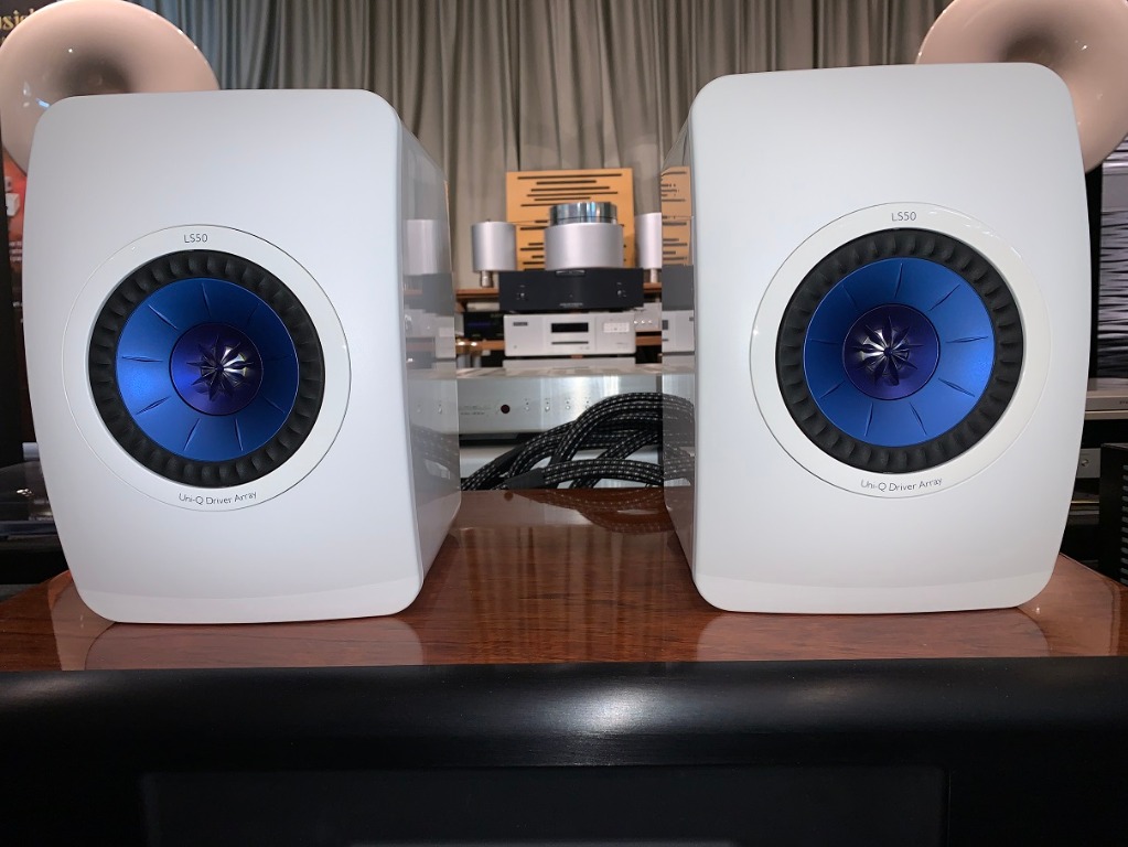 Kef ls50 white cheap blue