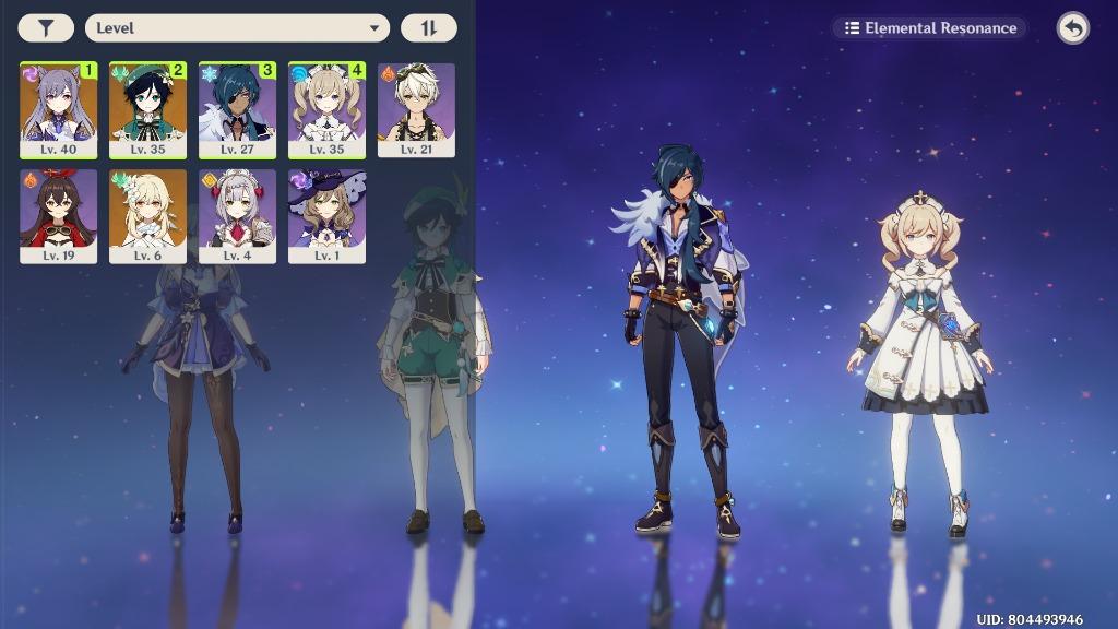 Keqing Venti Ar19 Asia Server Genshin Impact Negotiable Video Gaming Video Games On Carousell