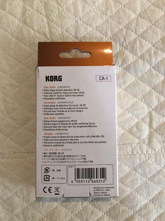 KORG CA-1 Chromatic Tuner (FREE DELIVERY !!!), Hobbies & Toys ...
