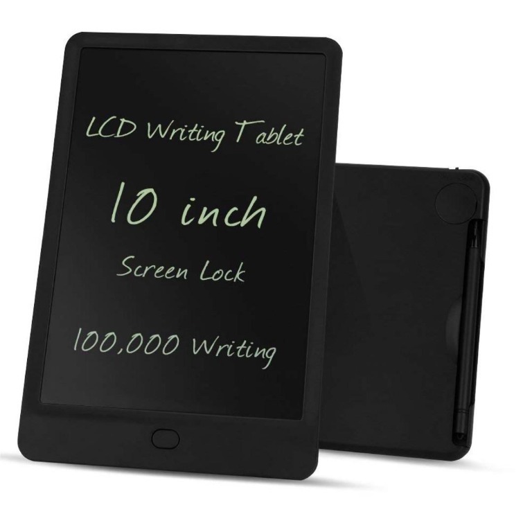 LCD Writing Tablet, 10-inch Screen Lock Electronic Writing Board ...