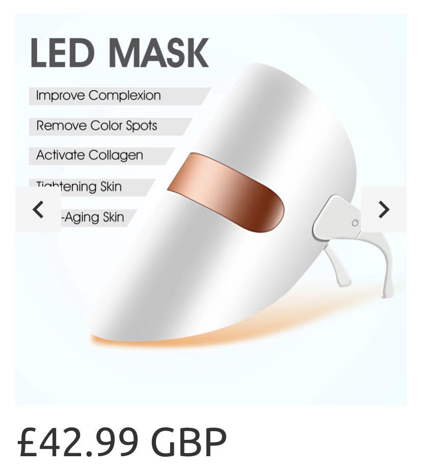 Light Therapy Acne Mask, Beauty & Personal Care, Face, Face Care on