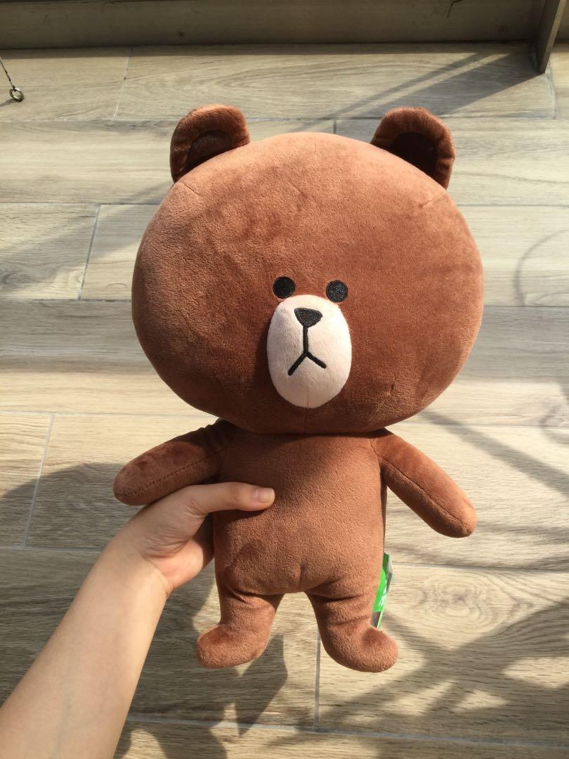 line friends brown bear plush Hobbies Toys Toys Games on
