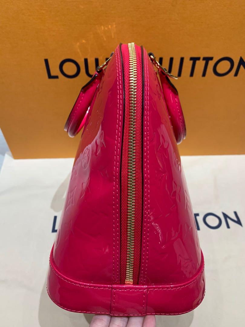 Louis Vuitton Alma PM Monogram Vernis Leather Beige - Selectionne PH