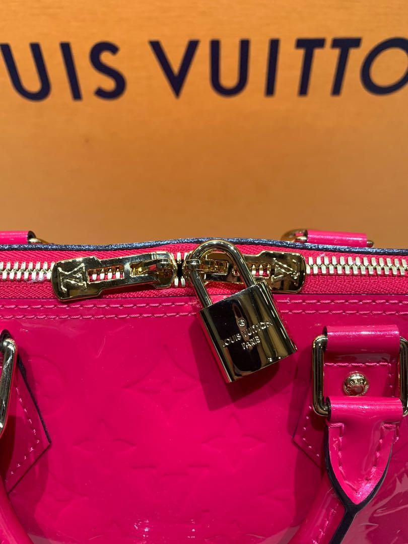 Louis Vuitton Pink Vernis Alma PM Leather Patent leather ref.427470 - Joli  Closet