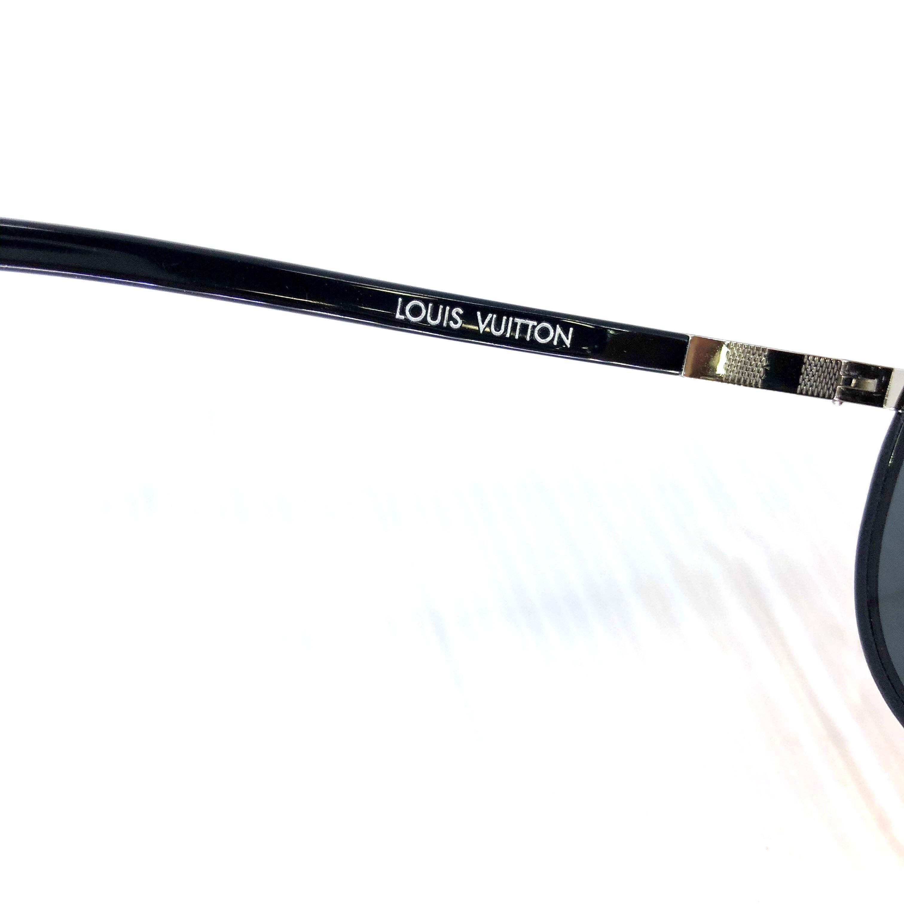 LOUIS VUITTON Attraction Pilot Sunglasses Z0706U Brown 722208