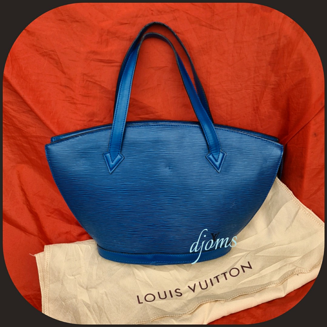 Louis Vuitton Blue Epi Saint Jacques PM Toledo Small Tote Leather Shoulder  Bag