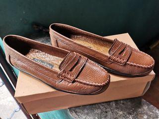Marikina Made Genuine COW Leather Classic Brown Women's Loafers