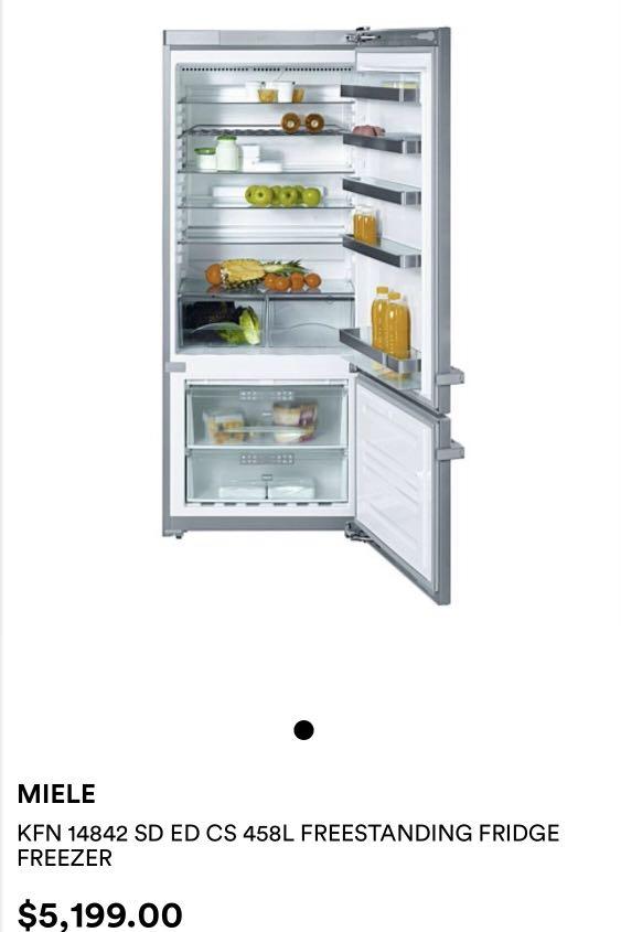 Miele Refrigerator, TV & Home Appliances, Kitchen Appliances