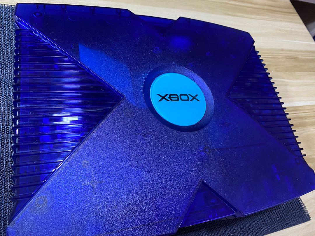 [MODDED] Ice Blue Limited Edition Halo 2 Xbox, Video Gaming, Gaming