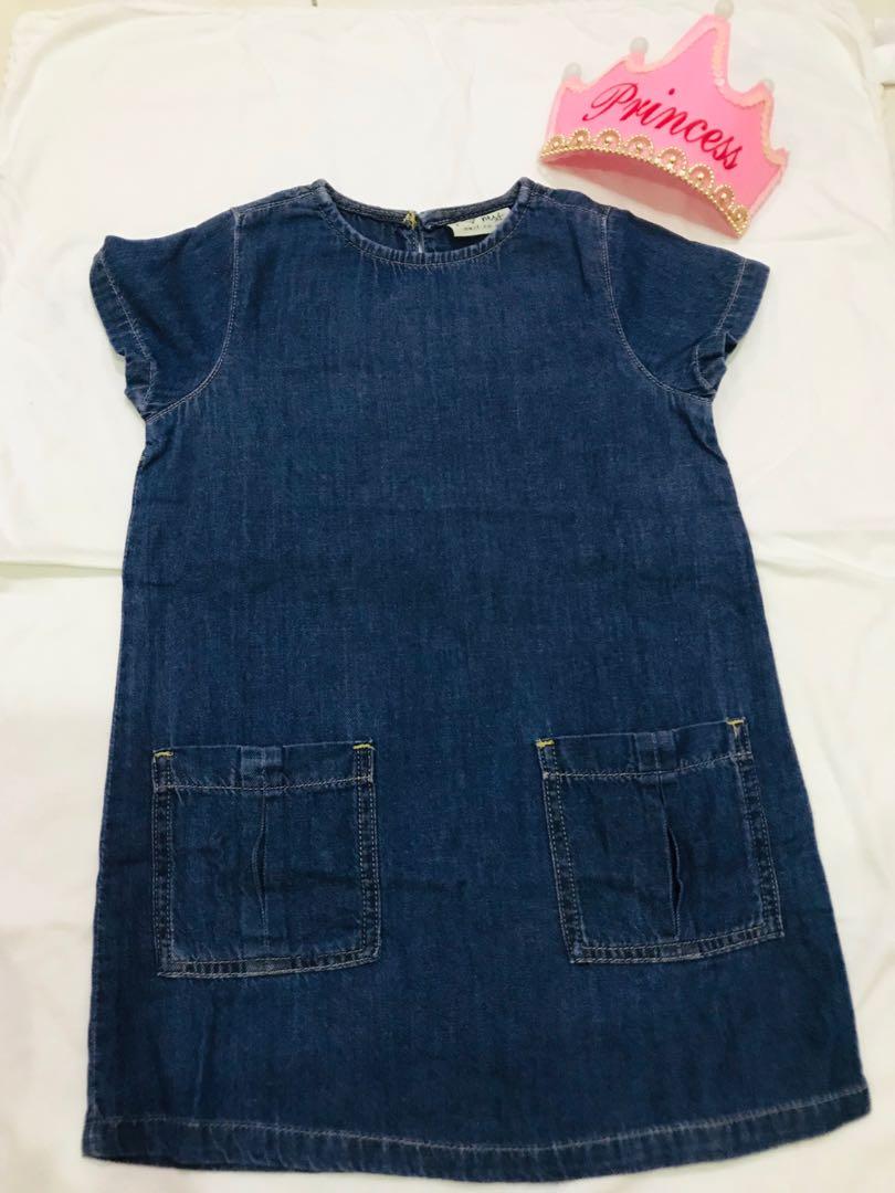 denim dress size 4