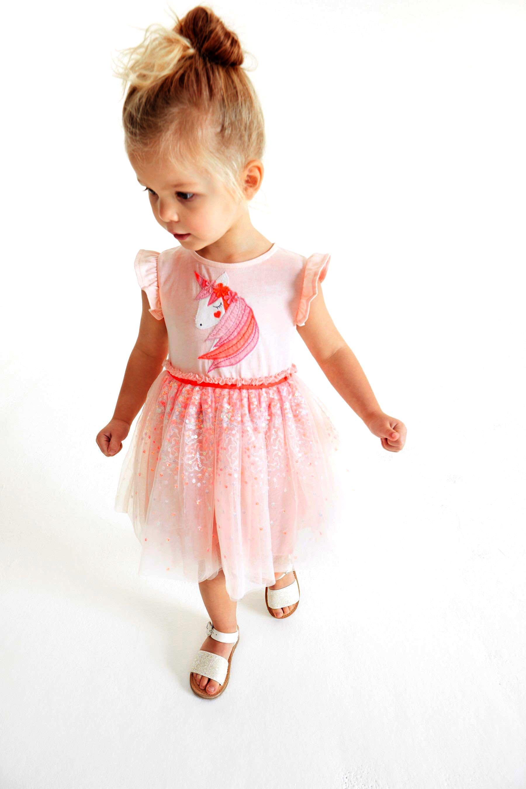 Next pink unicorn dress outlet