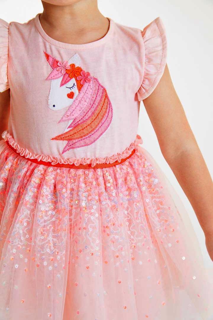 Next girls unicorn dress hot sale