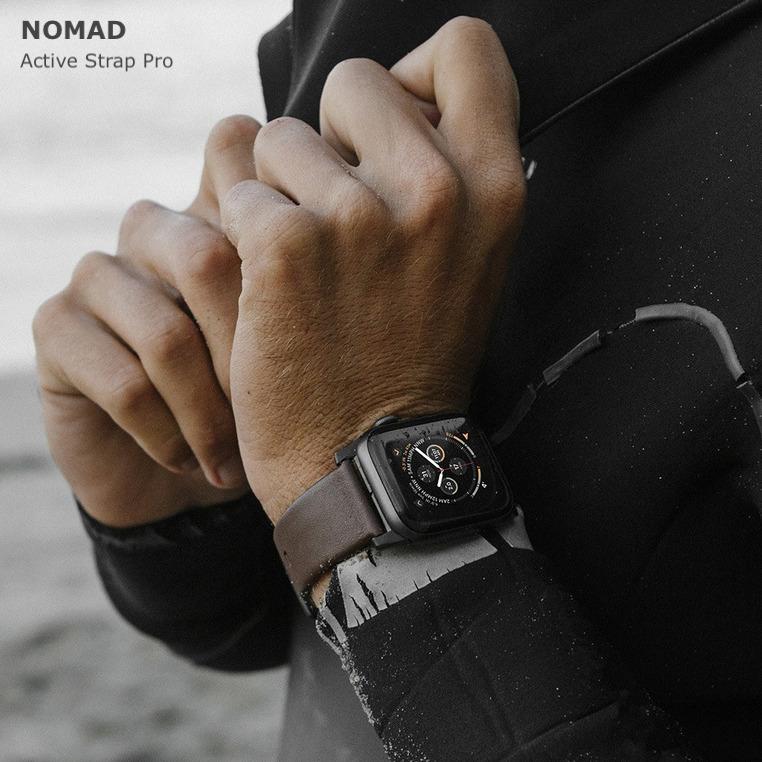 NOMAD Active Strap Pro 44mm 42mm - レザーベルト