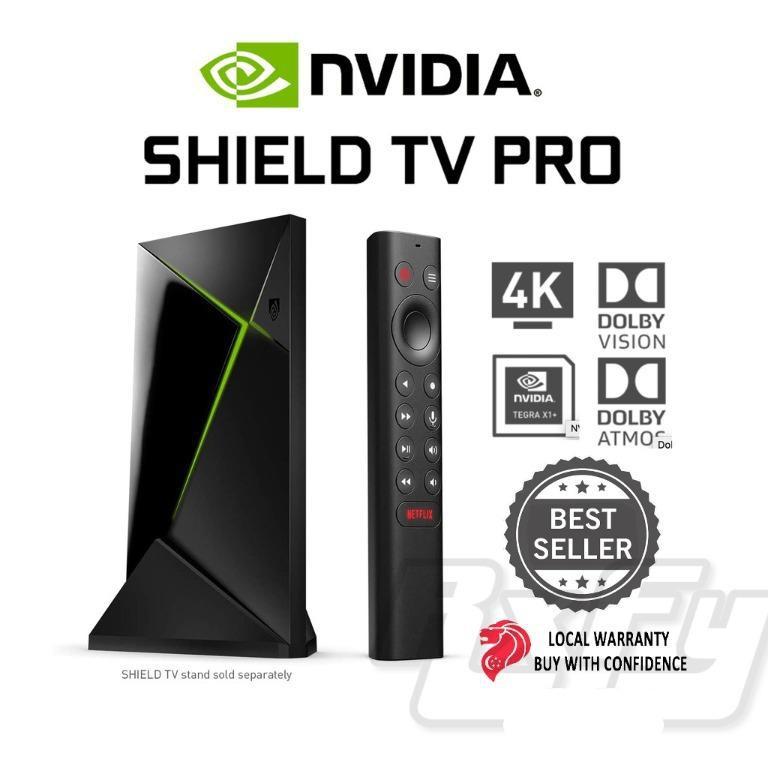 NVIDIA SHIELD Android TV Pro 4K HDR Streaming Media Player; High
