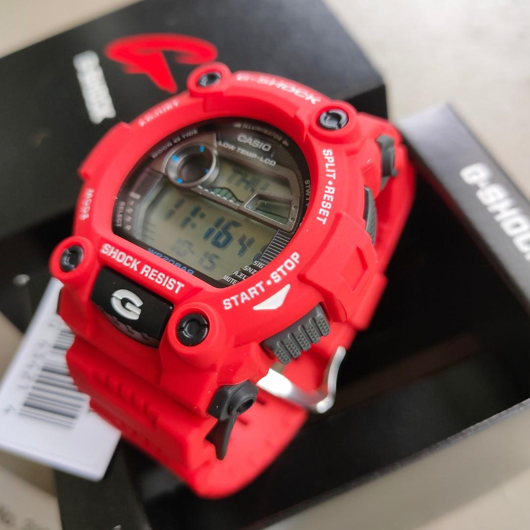 Casio g discount shock rescue red