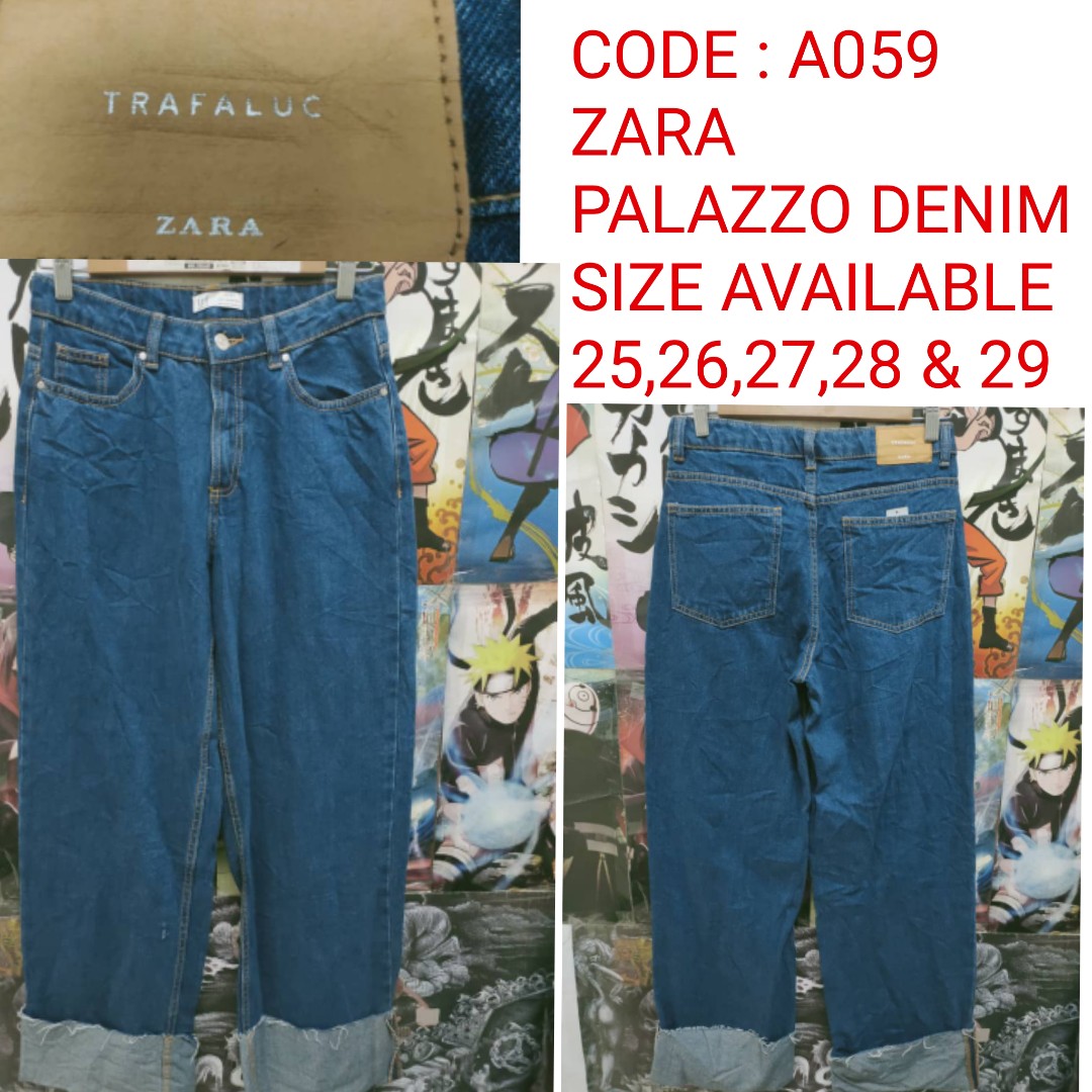 jeans palazzo zara