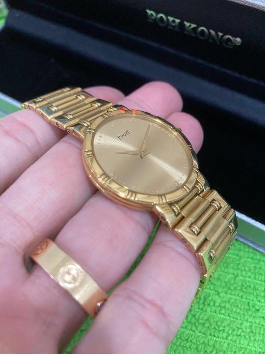 PIAGET 18k Gold Dancer 94023 Champagne Gold Dial 32mm Watch Gold Price worth RM 17xxx