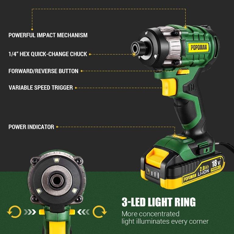 Popoman hotsell impact wrench