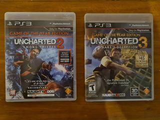 PS3 Games (Uncharted 2 and 3)