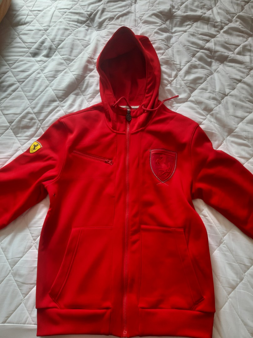 Puma ferrari hotsell zip up hoodie