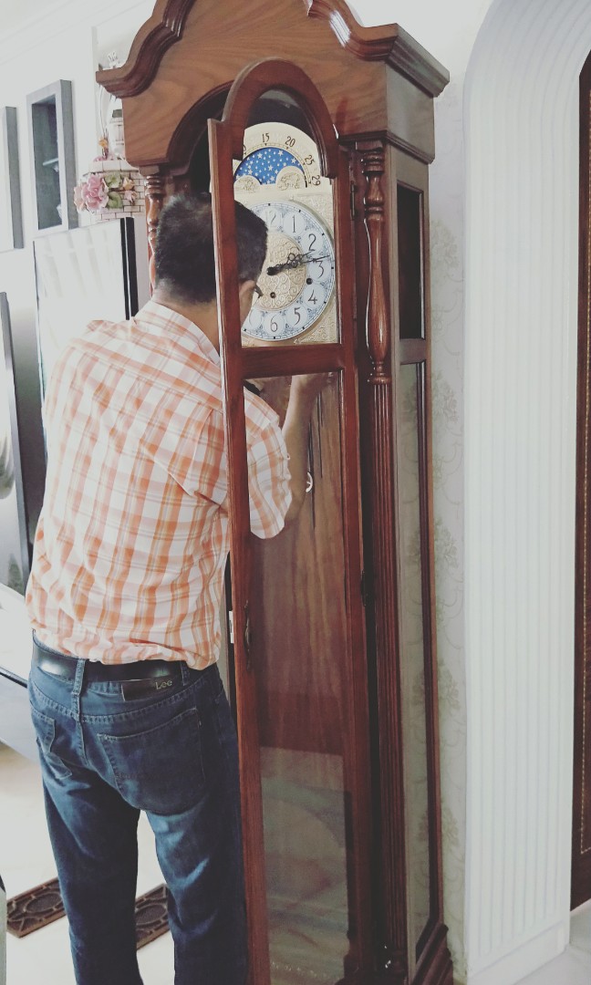 Repairs of Grandfather clocks, Furniture & Home Living, Home Decor